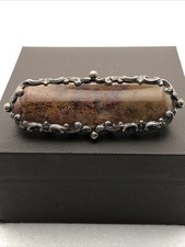 Georgian Moss Agate Brooch