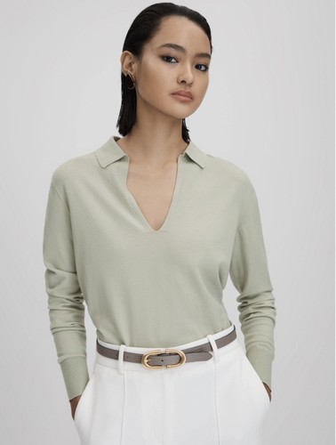 Reiss nellie knitted - knitted, collared
