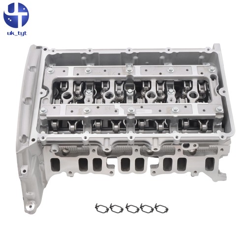Cylinder head with valves - with,