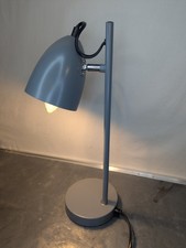 Grey Desk Bedside Table Lamp
