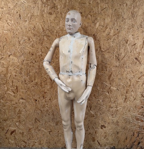 Rare vintage museum mannequin - museum,
