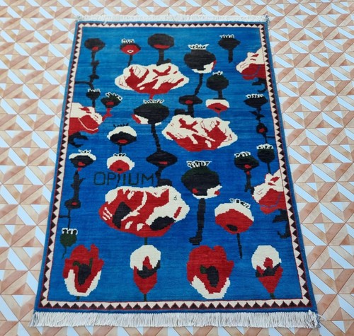 Afghan handmade vintage rug - vintage,