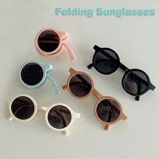 Kids Sunglasses Foldable Round