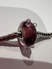 Purple half Fizz Trollbead Sterling Silver 925 - Retired