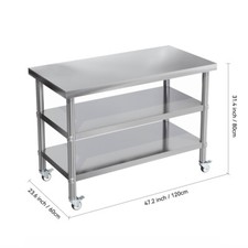 Stainless Steel Catering Bench