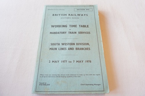 1977 southern region railway - 1977,