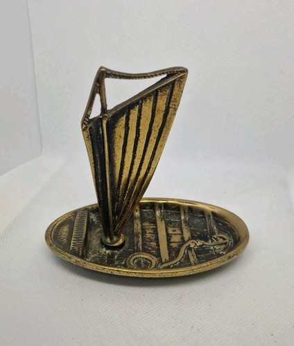 Decorative brass sail boat - brass,