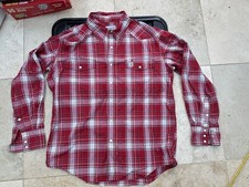 Carhartt red check Shirt size