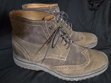 Mens Brown Suede & Leather