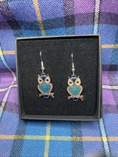 Sea Gems Enamel Owl Hook