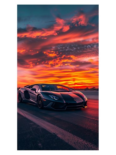 Sports car sunset photography - sports,