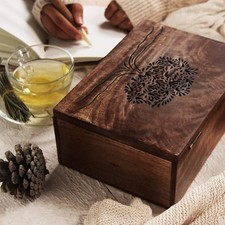 Handcrafted Wooden Tea Box