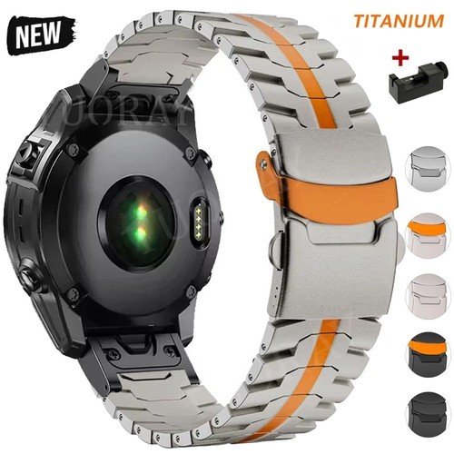 Titanium band for garmin watch - garmin,