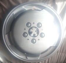 For Peugeot Boxer Motorhome Camper Van- 15” Deep Dish Silver Wheel Trims / Logo
