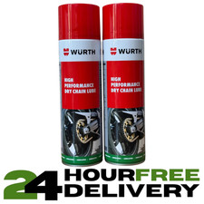 Wurth High Performance Dry Chain Lube- 2 x 500ml Double Pack