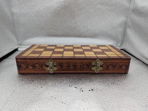 Vintage style wooden chess - vintage,