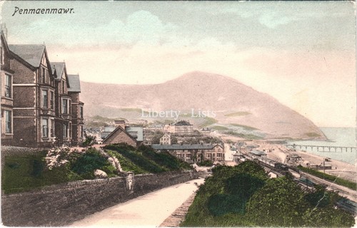 Penmaenmawr wales postcard - penmaenmawr,