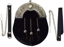 Full Dress Kilt Sporran Black