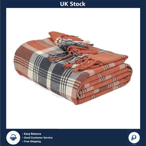 Highland large cotton throw - cotton,