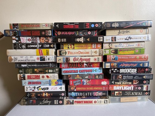 Vhs video tapes bundle - vhs,