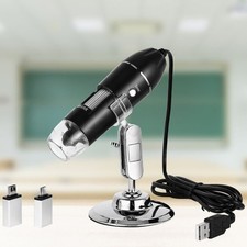 1600X Microscope Camera Magnifier Tool USB Digital 8 LED for Android 3 in 1 UK