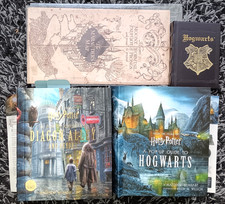 Harry Potter Bundle Pop Up Guides To Hogwarts & Diagon Alley Marauders Map Etc a