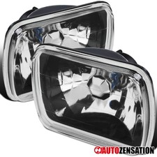 7x6 Sealed Beam Black Clear