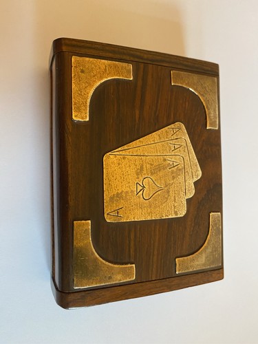 Wooden playing card - playing, storage
