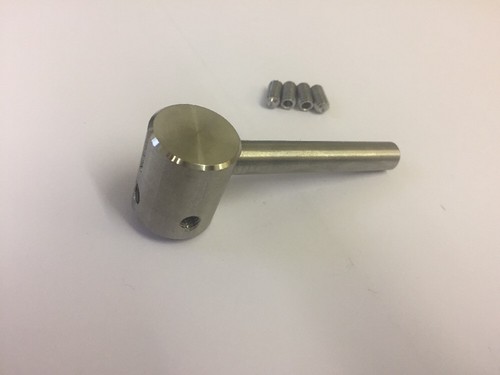 Stainless steel wok gas tap - stainless,