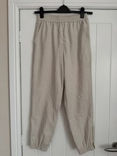 Zara ivory joggers size - , s
