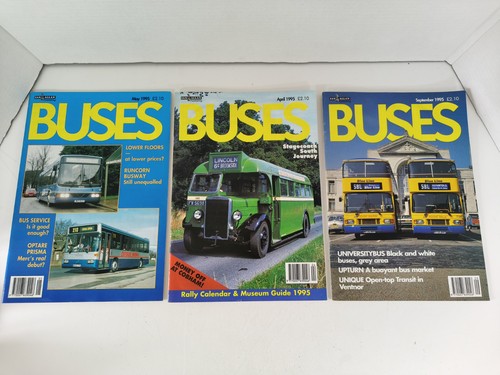 Buses magazine bundle - bundle, x3