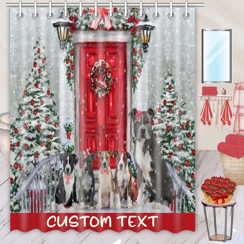American staffordshire shower - american,