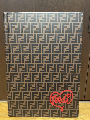 Fendi zucca pattern notebook - fendi,