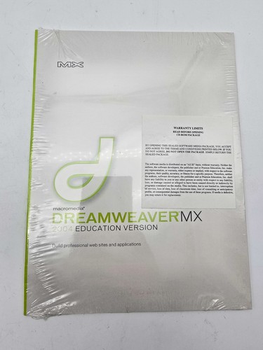 Dreamweaver 2004 education - dreamweaver, mx