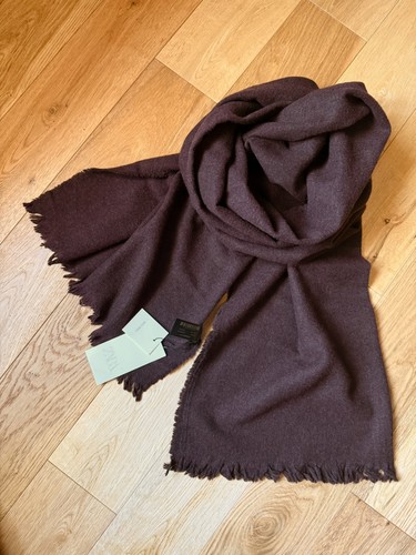 Zara brown plain wool blend - zara,