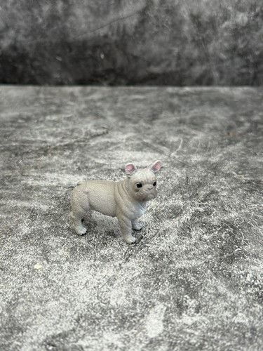 Schleich french bulldog - bulldog, grey