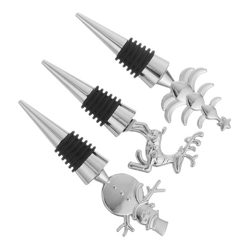 3pcs holiday metal - metal, wine