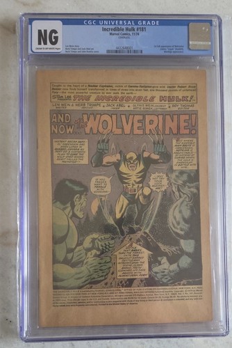 Incredible hulk 181 coverless - hulk,