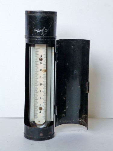 Rare vintage tube manometer - u-tube,