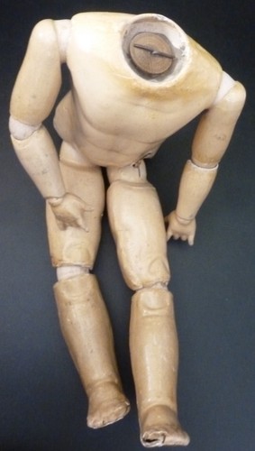 45cm antique doll - antique,