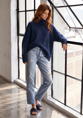 Peal cashmere silk dark - cashmere&,