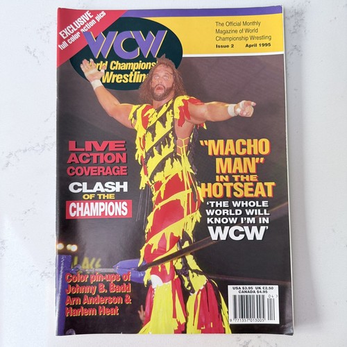 Wcw magazine vgc johnny - w/, b