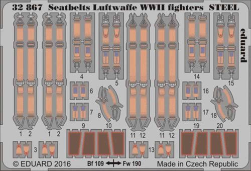 Eduard 32867 etched aircraft - etched,