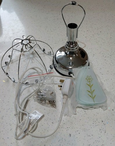 Small glass piece silver - piece,