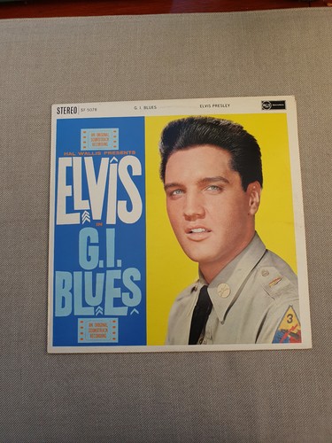 Elvis presley blues vinyl - presley, gi