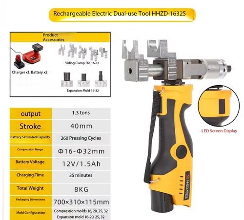 Axial hydraulic tube pressing - axial,