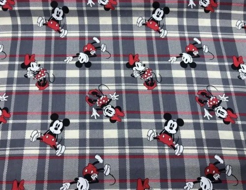Mickey mouse grey plaid - mickey, mouse,