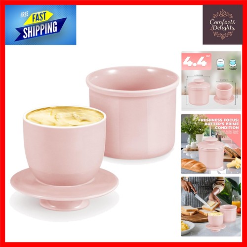 Elegant porcelain butter - porcelain, crock