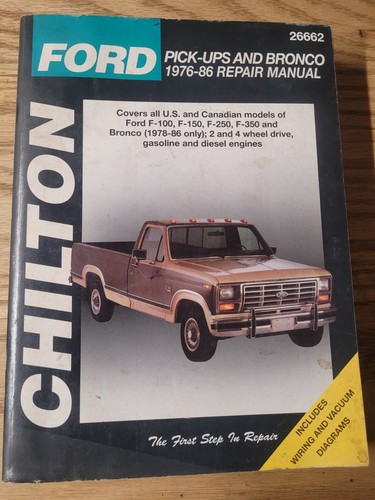 Chilton ford pick ups and - ford, pick-ups