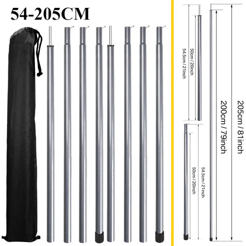 Telescopic tent poles set - tent, 2